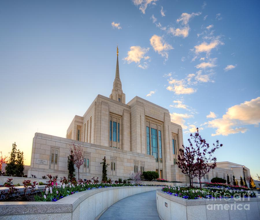 Ogden LDS Temple #1 Photograph by Roxie Crouch