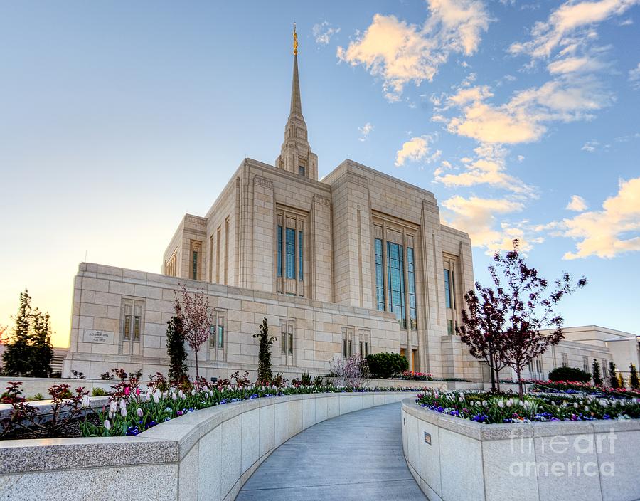 Ogden Temple #1 Photograph by Roxie Crouch