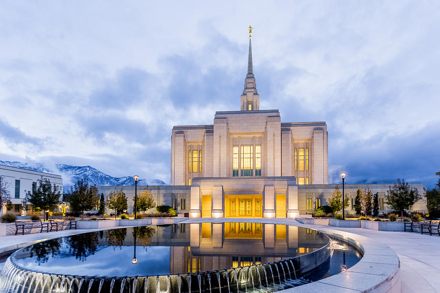 Ogden Utah Lds Temple Photograph by Scott Law