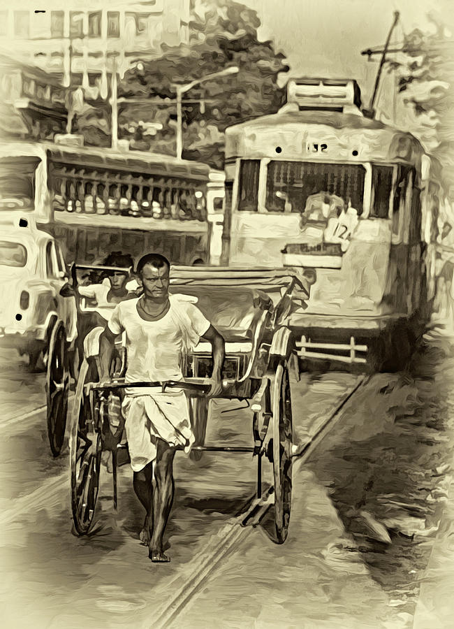 Oh Calcutta - Paint - Sepia #1 Photograph by Steve Harrington