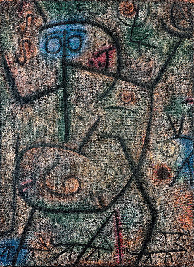 Oh These Rumors #1 Painting by Paul Klee