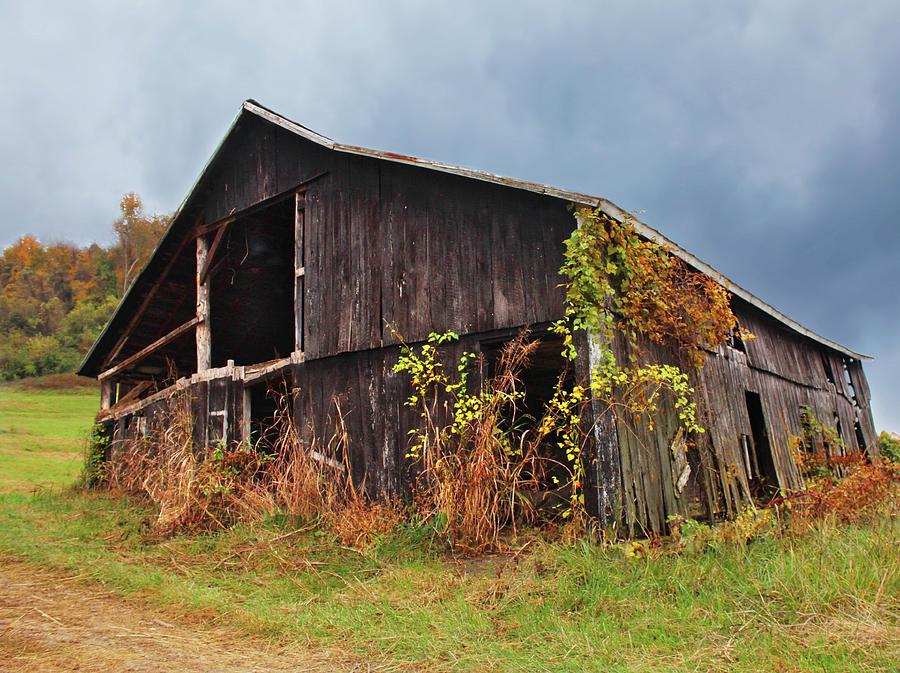 Ohio Barn In The Fall #2 Photograph by Lorraine Baum