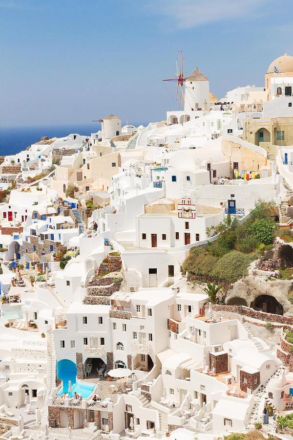 Oia, Traditional Greek Village Photograph