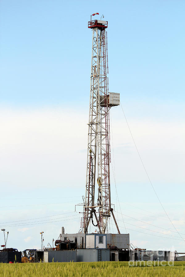 Oil Drilling Rig On Oilfield Photograph by Goce Risteski - Fine Art America