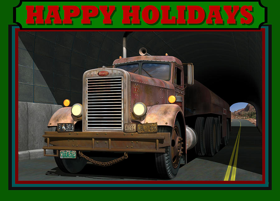 Ol Pete Happy Holidays #1 Digital Art by Stuart Swartz