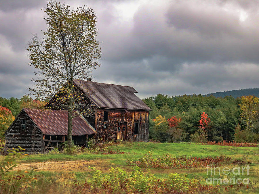 Old barn in the mountains #1 Photograph by Claudia M Photography