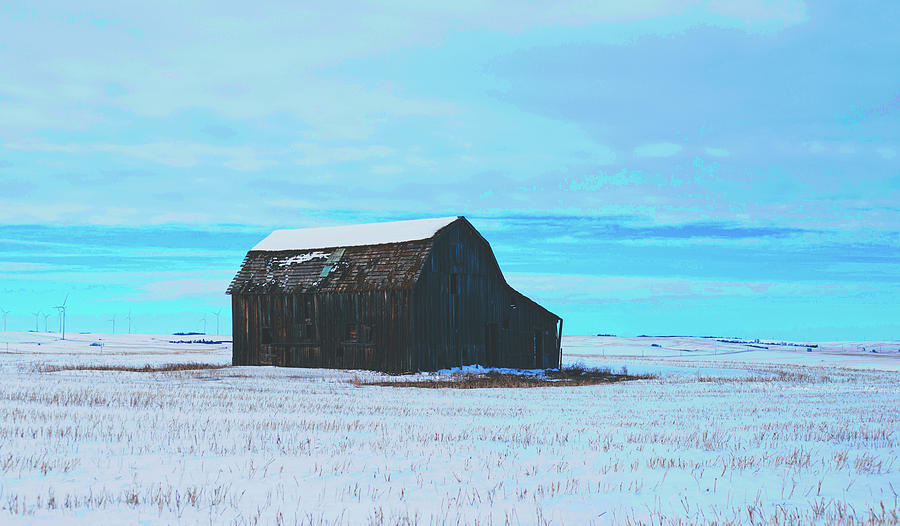 Old Barn In Winter #1 Photograph by Mountain Dreams