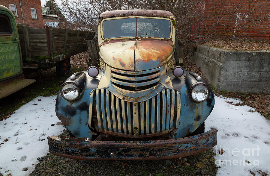 Old Blue #1 Photograph by Idaho Scenic Images Linda Lantzy