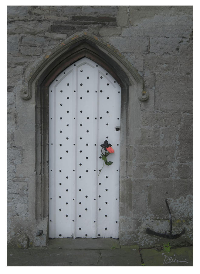 Old Church Door in Bitton #1 Photograph by Peggy Dietz