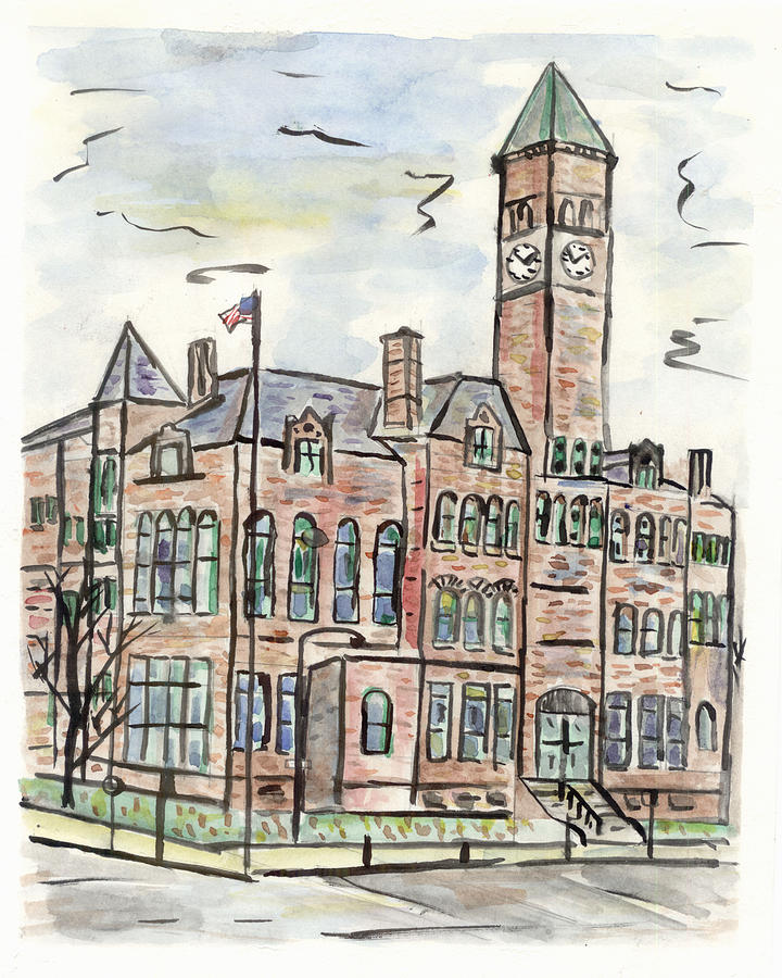 Old Courthouse Museum #1 Painting by Matt Gaudian
