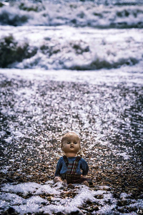 Old Doll On The Beach #1 Photograph by Joana Kruse