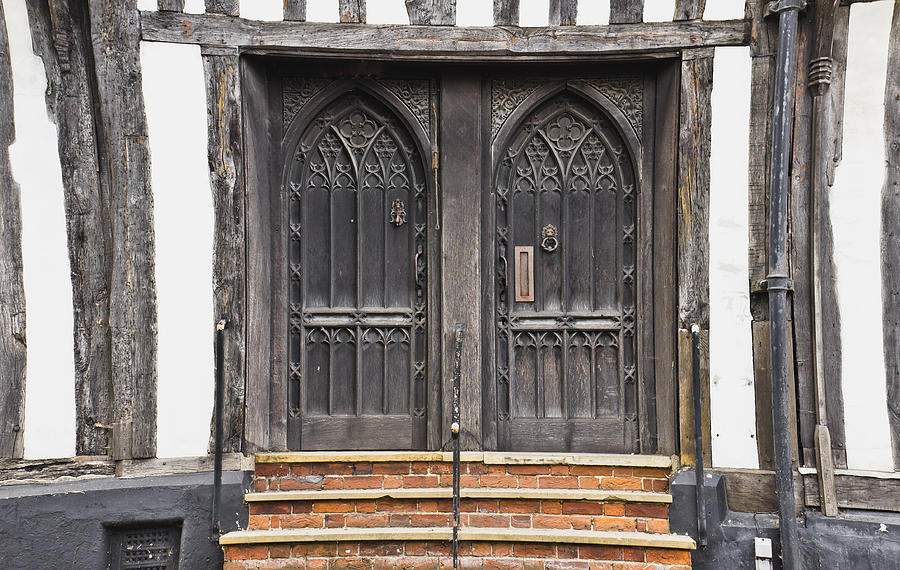 Architecture Photograph - Old doors #1 by Tom Gowanlock