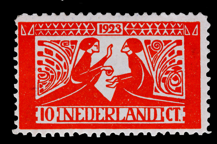 Old Dutch Postage Stamp #1 Photograph by James Hill