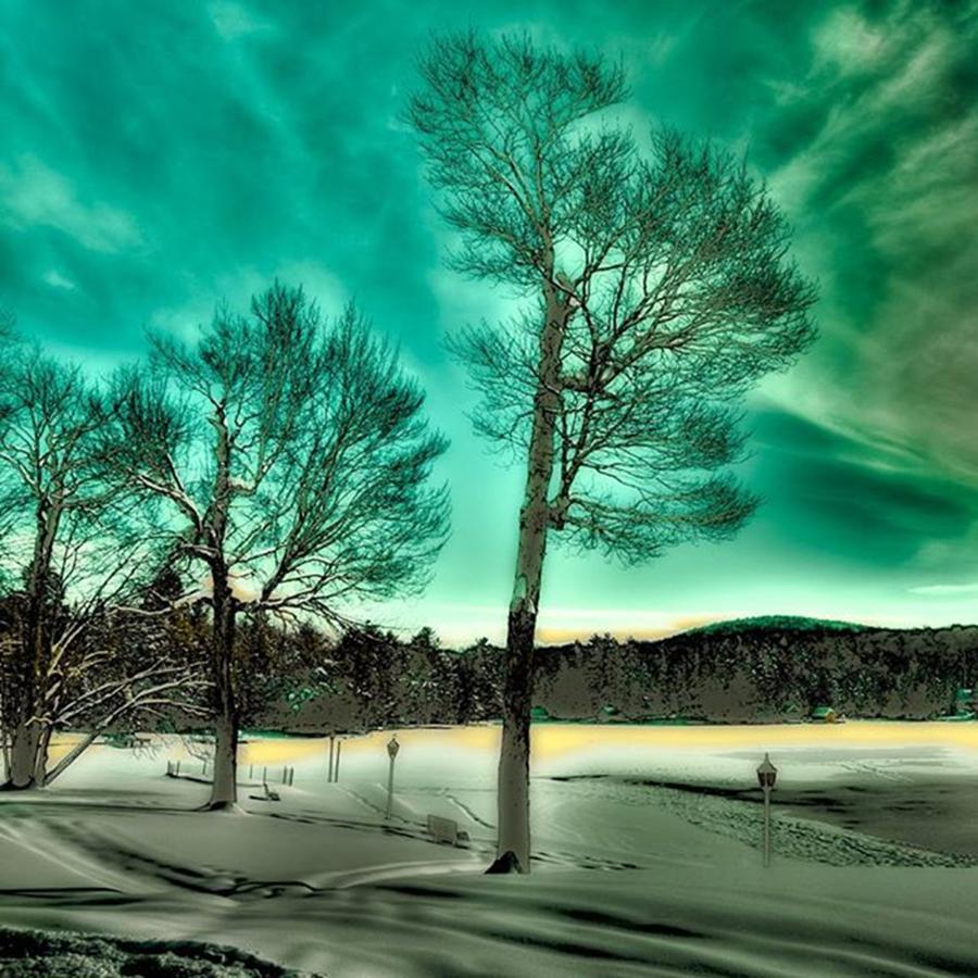 Old Forge Pond In Old Forge Ny #1 Photograph by David Patterson