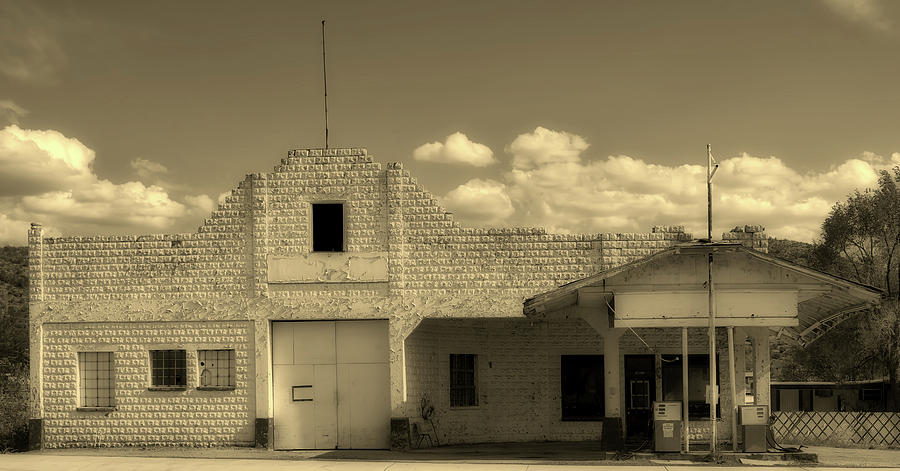 Old Gas Station In Truxon, Arizona #1 Photograph by Mountain Dreams