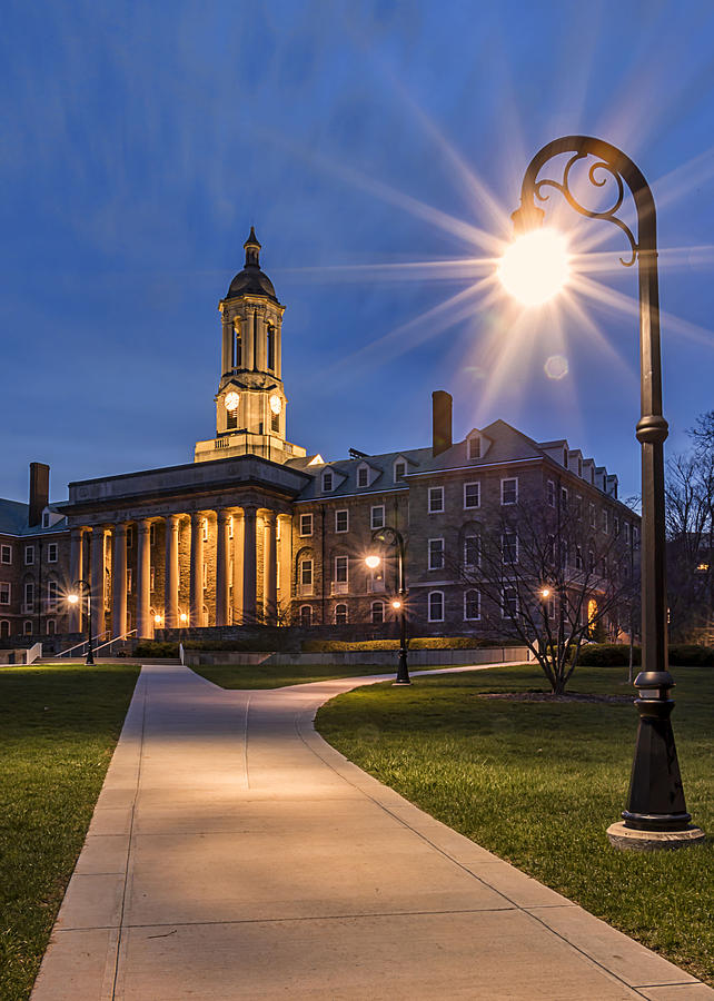 Old Main at Dusk Photograph by Rusty Glessner | Fine Art America