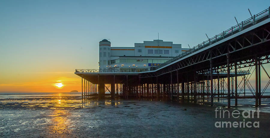Old Pier, Weston Super Mare Photograph by Colin Rayner