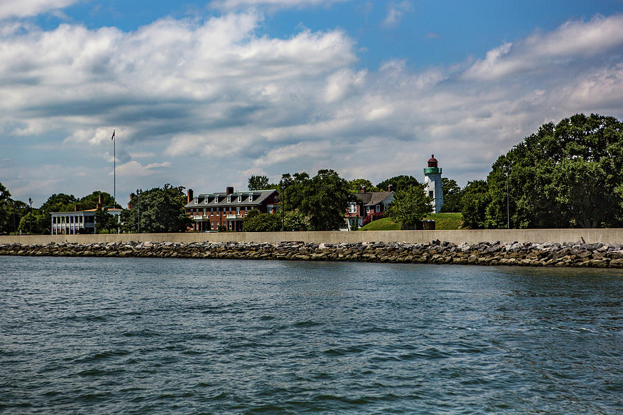 Landscape Photograph - Old Point Comfort Light #1 by Pete Federico Landscape Photograph - Old Point Comfort Light #1 by Pete Federico