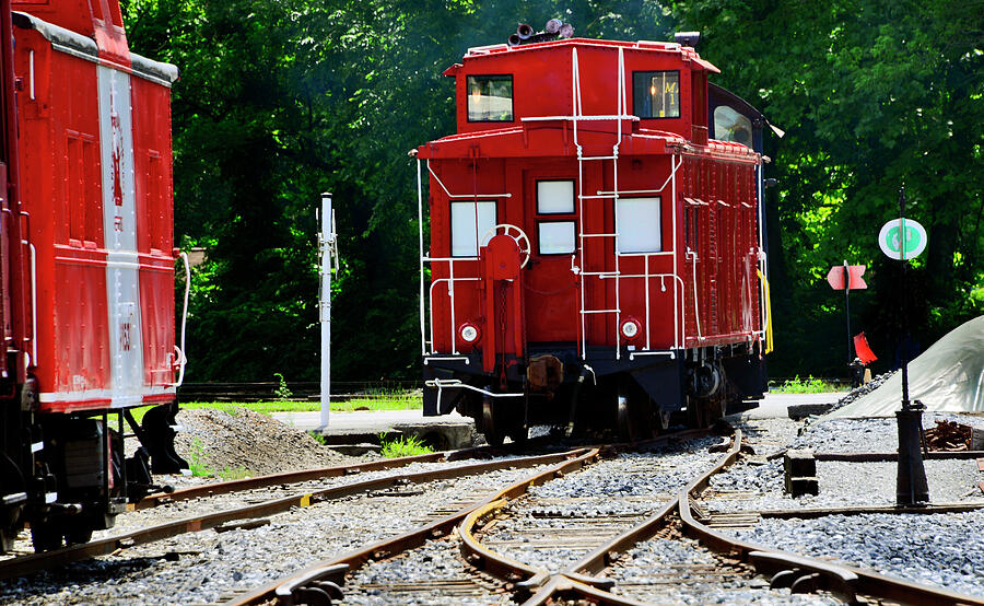 Old Red Caboose #2 Photograph by Paul W Faust - Impressions of Light