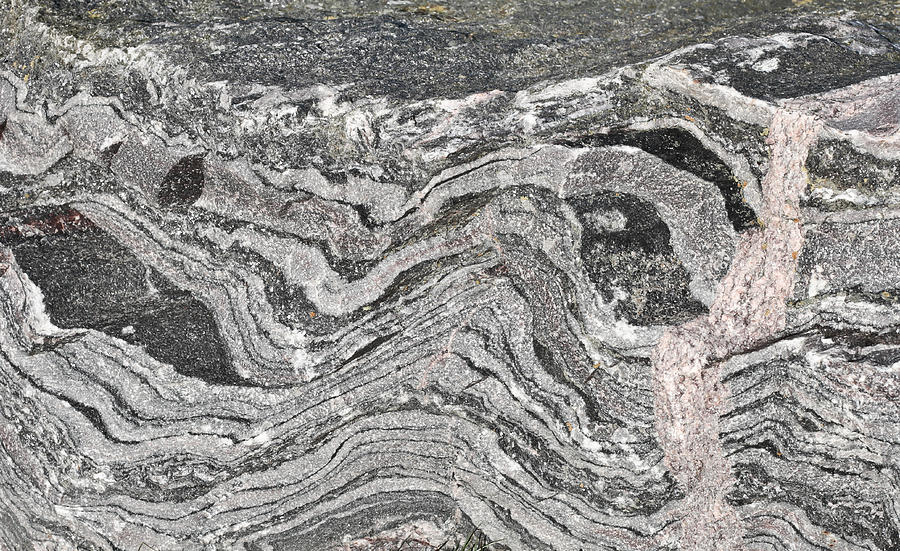 Abstract Photograph - Old rock background #1 by Tom Gowanlock