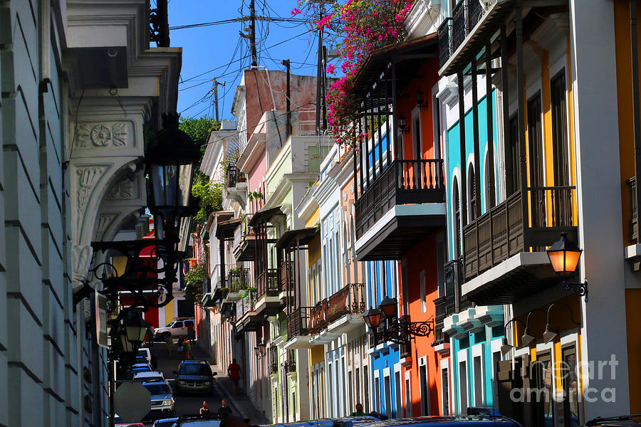 Old San Juan Street Scene #1 Photograph by Steven Spak