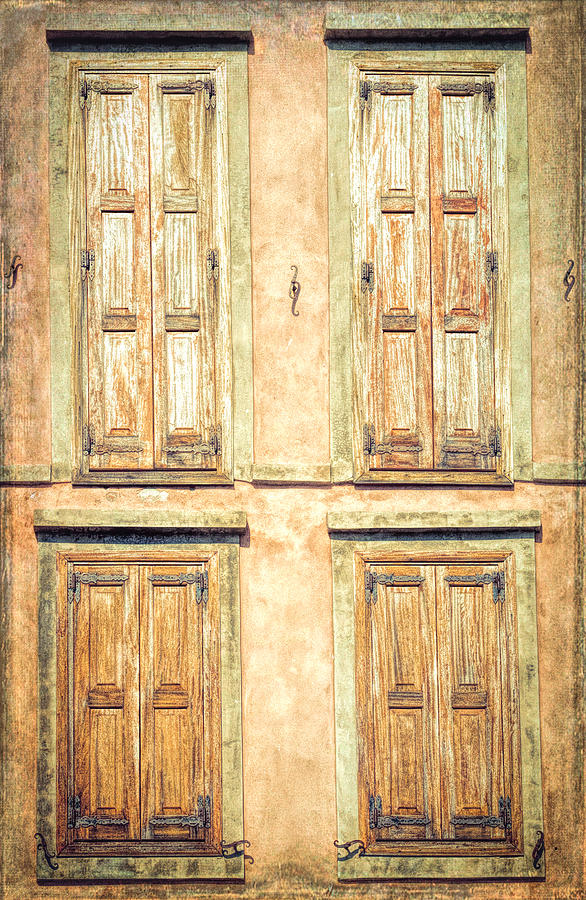 Four Old Shutters 2 Photograph by Roy Pedersen