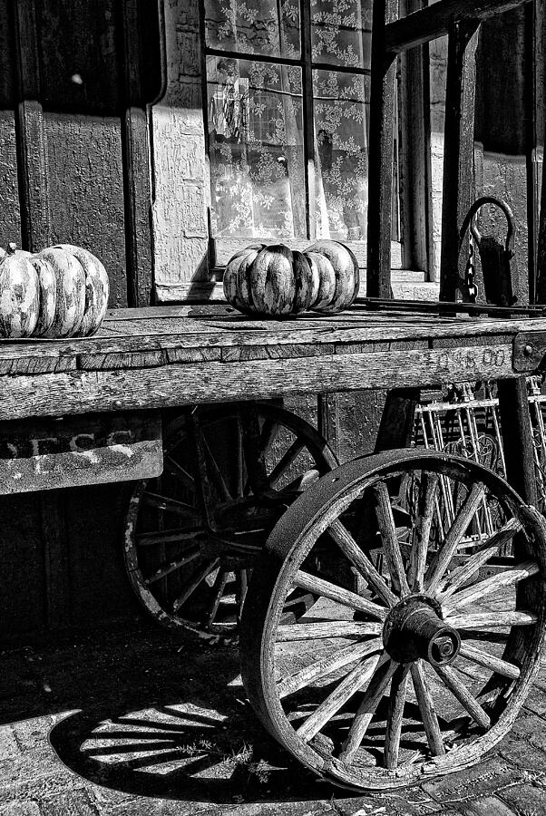 Train Photograph - Old station cart #1 by Paul W Faust - Impressions of Light