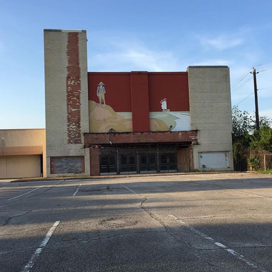 Movie Photograph - Old Theatre - Pasadena, Texas. #theatre #1 by Gin Young
