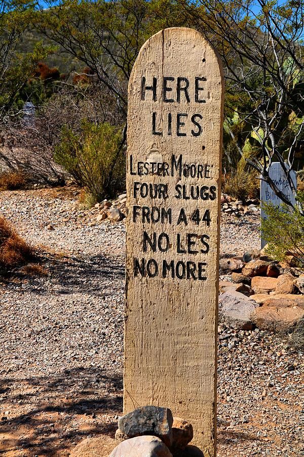 Old Tucson Graveyard Photograph by Kathryn Meyer - Fine Art America