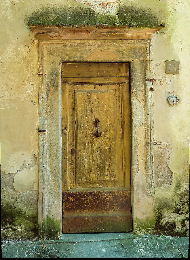 Old Tuscan Door Photograph
