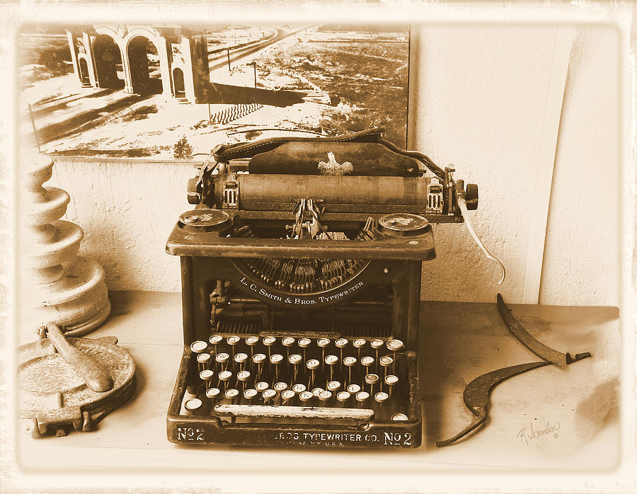Old Typewriter #1 Photograph by Rosalie Scanlon