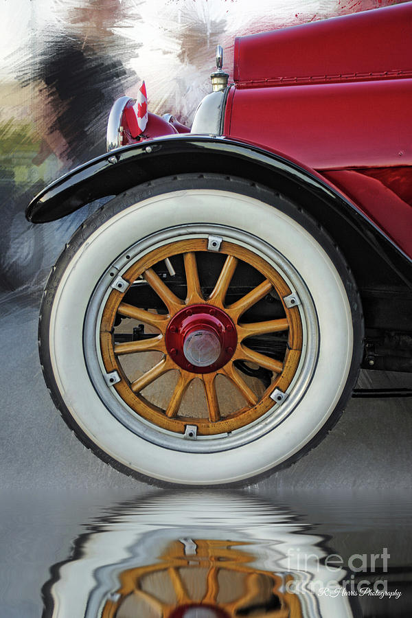 Old Wooden Spoke Wheel #1 Photograph by Randy Harris