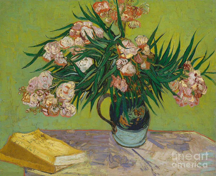 Oleanders, 1888 Painting by Vincent Van Gogh