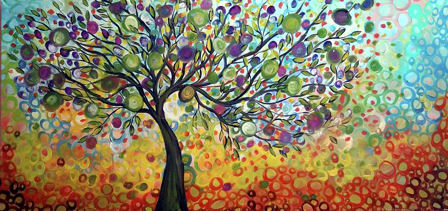 Landscape Painting - Olive Tree #1 by Luiza Vizoli