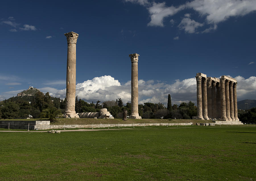 Olympieion Ruins In Athens Greece. Photograph by Radoslav Nedelchev ...