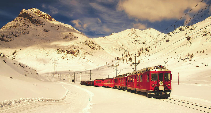 On The Bernina Line - Switzerland #1 Photograph by Mountain Dreams