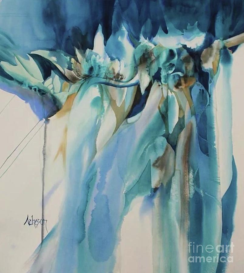 On the Edge #1 Painting by Donna Acheson-Juillet