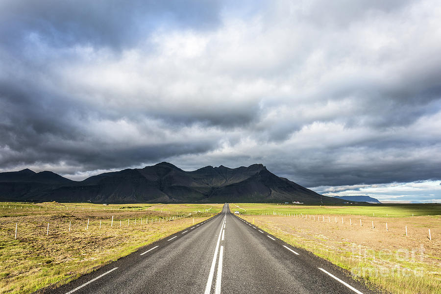 On the road in Iceland #1 Photograph by Didier Marti