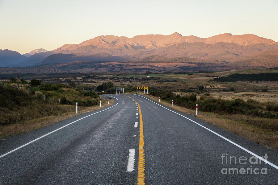 On the road in New Zealand #1 Photograph by Didier Marti