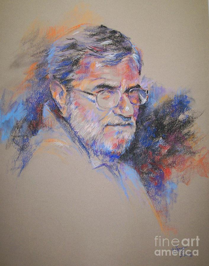 Portrait Painting - One Look by Tina Siddiqui Portrait Painting - One Look by Tina Siddiqui