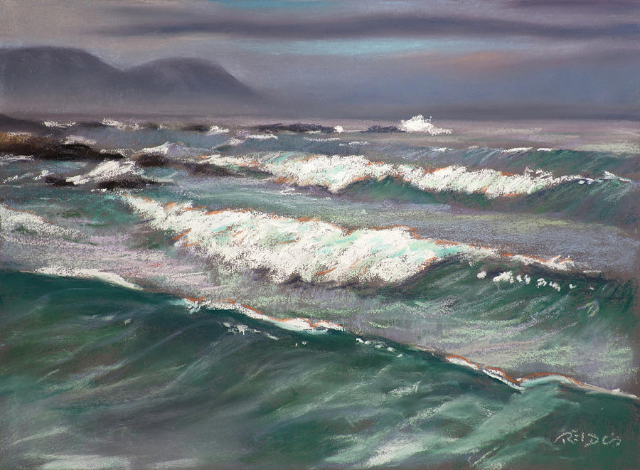 Onrusrivier Beach Painting by Christopher Reid