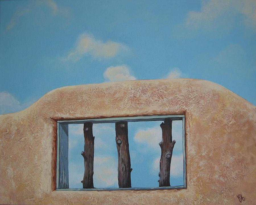 Window Painting - Open Window #1 by Carrie Auwaerter