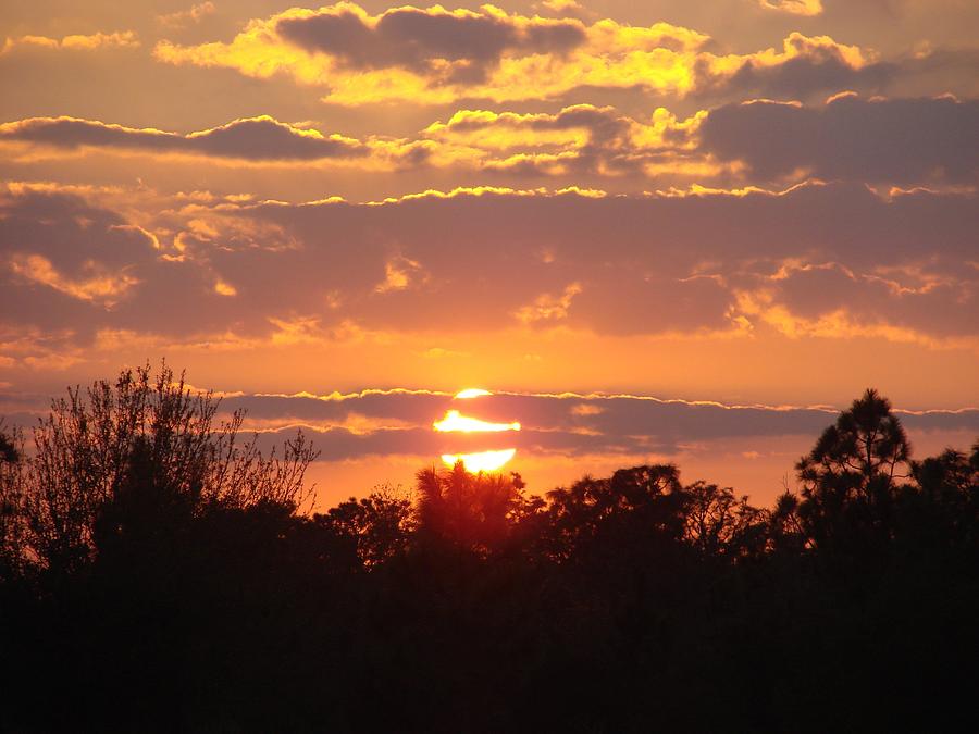 Orange Sunset  #1 Photograph by Kimberly Camacho