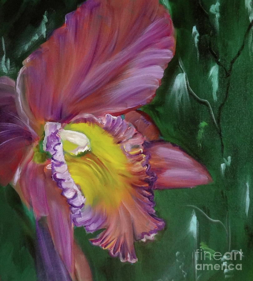 Orchid #2 Painting by Jenny Lee