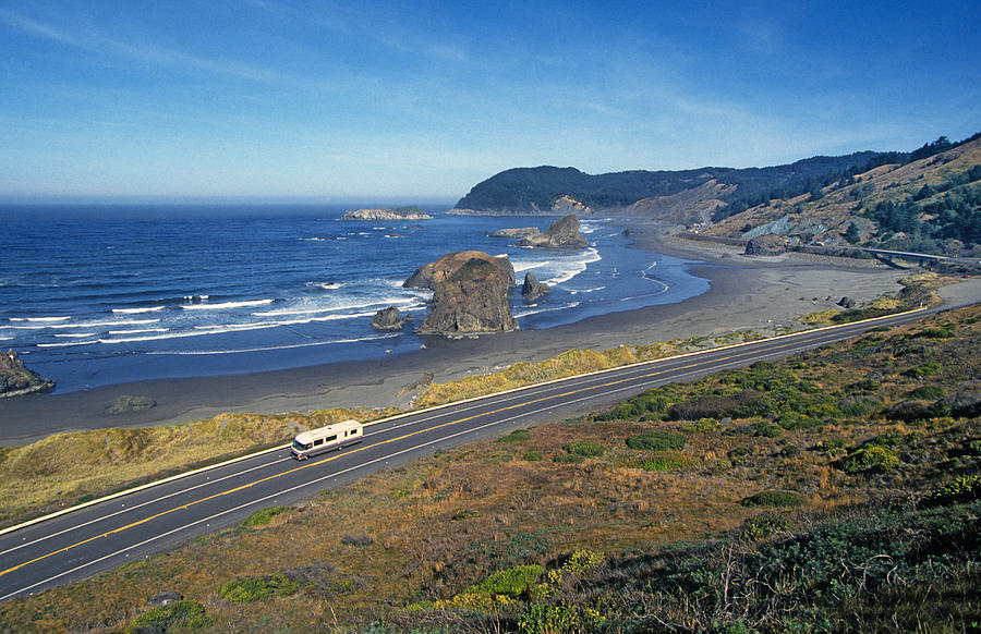 Oregon Pacific Coast near Gold Beach #1 Photograph by Buddy Mays
