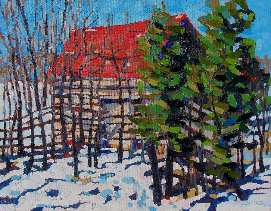 Original Homestead #1 Painting by Phil Chadwick