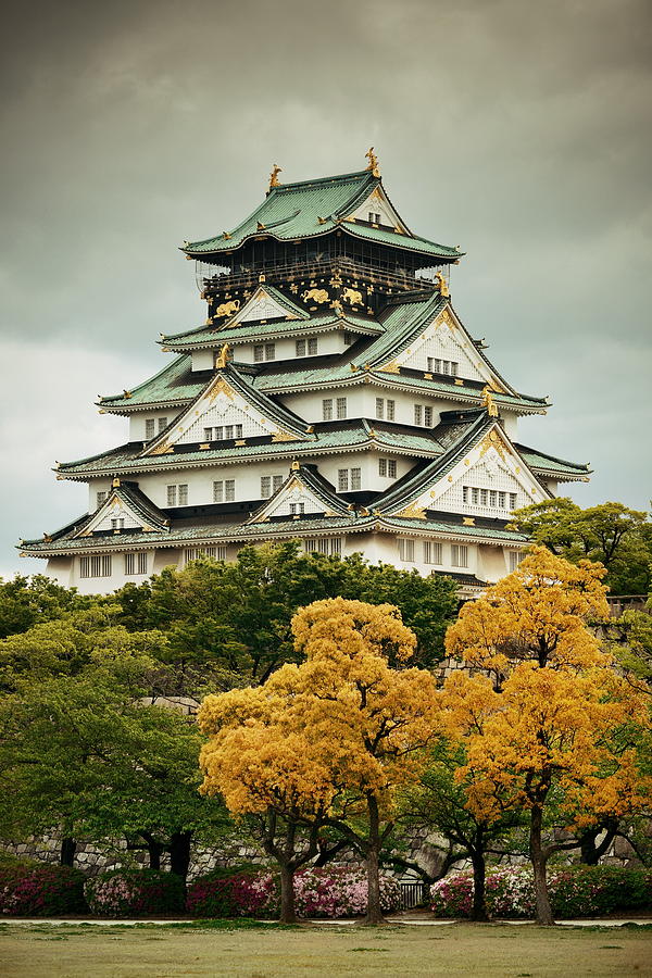 Osaka Castle #1 Photograph by Songquan Deng
