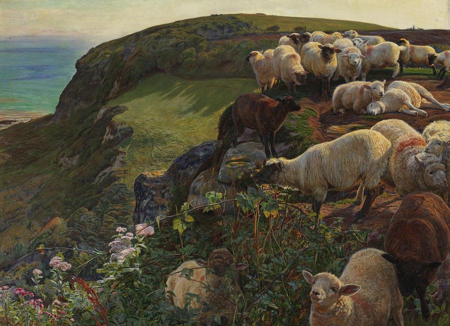 Our English Coasts #1 Painting by William Holman