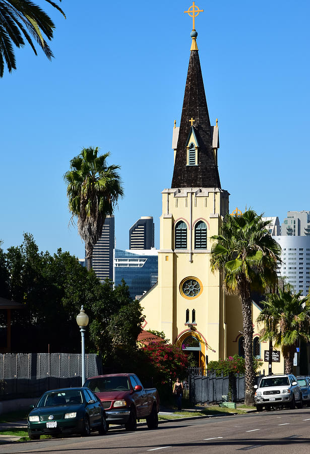 Our Lady Of Angels In San Diego Photograph