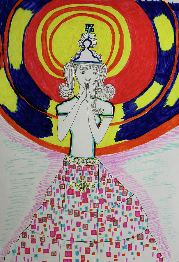 Our Lady of Asia #1 Painting by Gloria Ssali